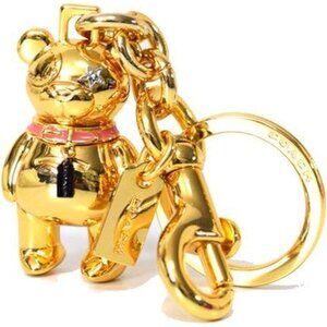 Coach 3D Bear Bag Charm Key Chain Style F87166 NEW